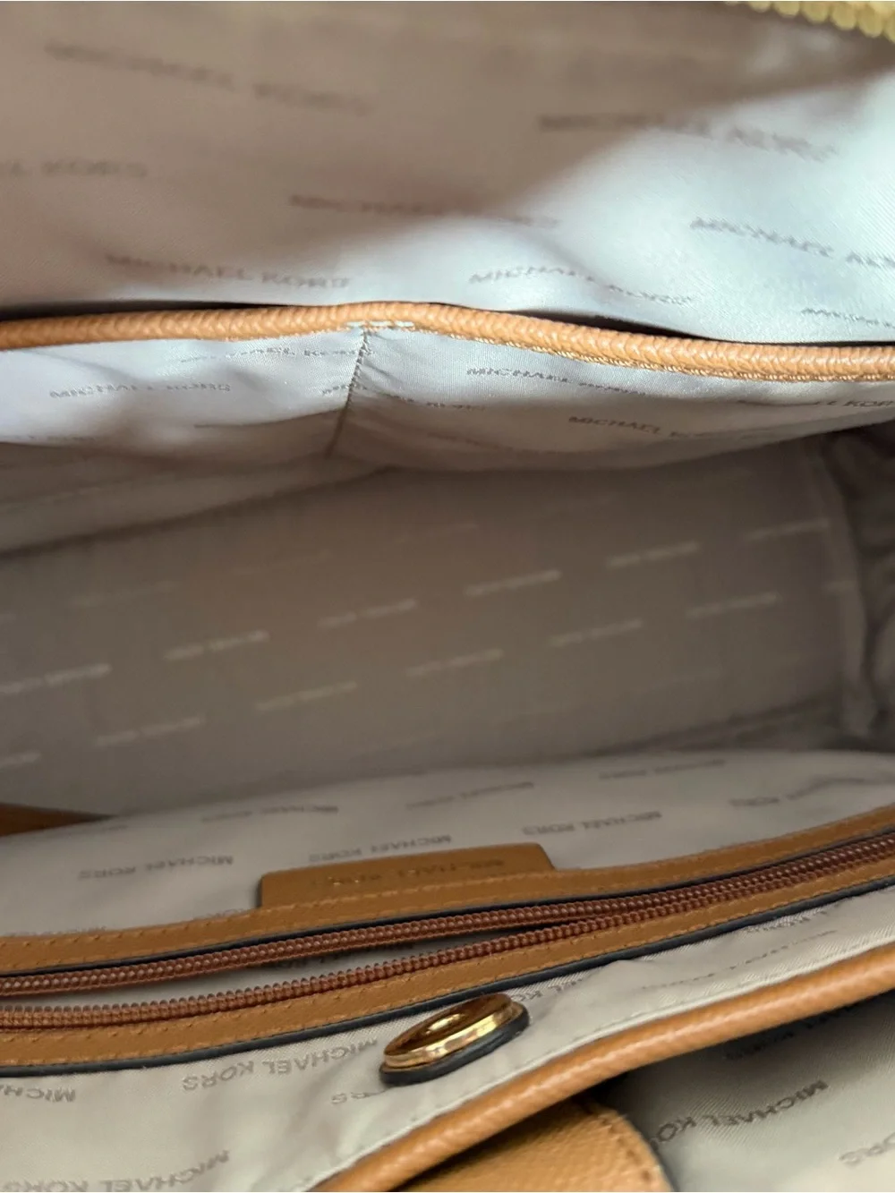 Michael Kors Caramel Saffiano Leather Tote